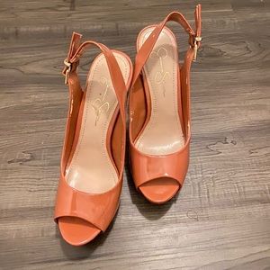 Jessica Simpson heels (Peach color)